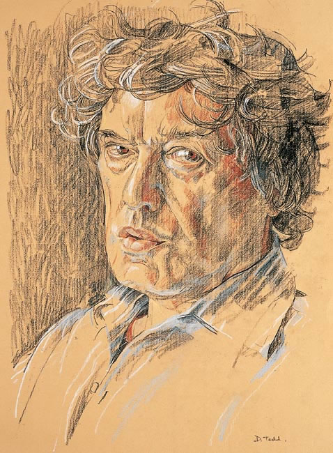 Sir Tom Stoppard OM, 2002 (40.6 x 30.5 cms - 16 x 12 ins) By gracious permission of HM the Queen